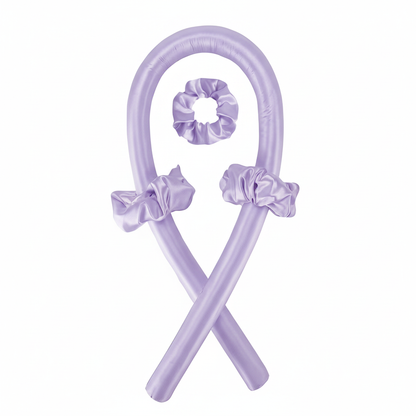 Purple Heatless Curler Set